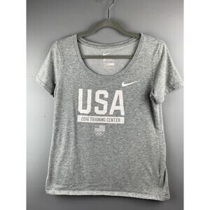 Nike 2016 Olympics Team Training Center USA T-shirt Womens Medium‎ Dri Fit